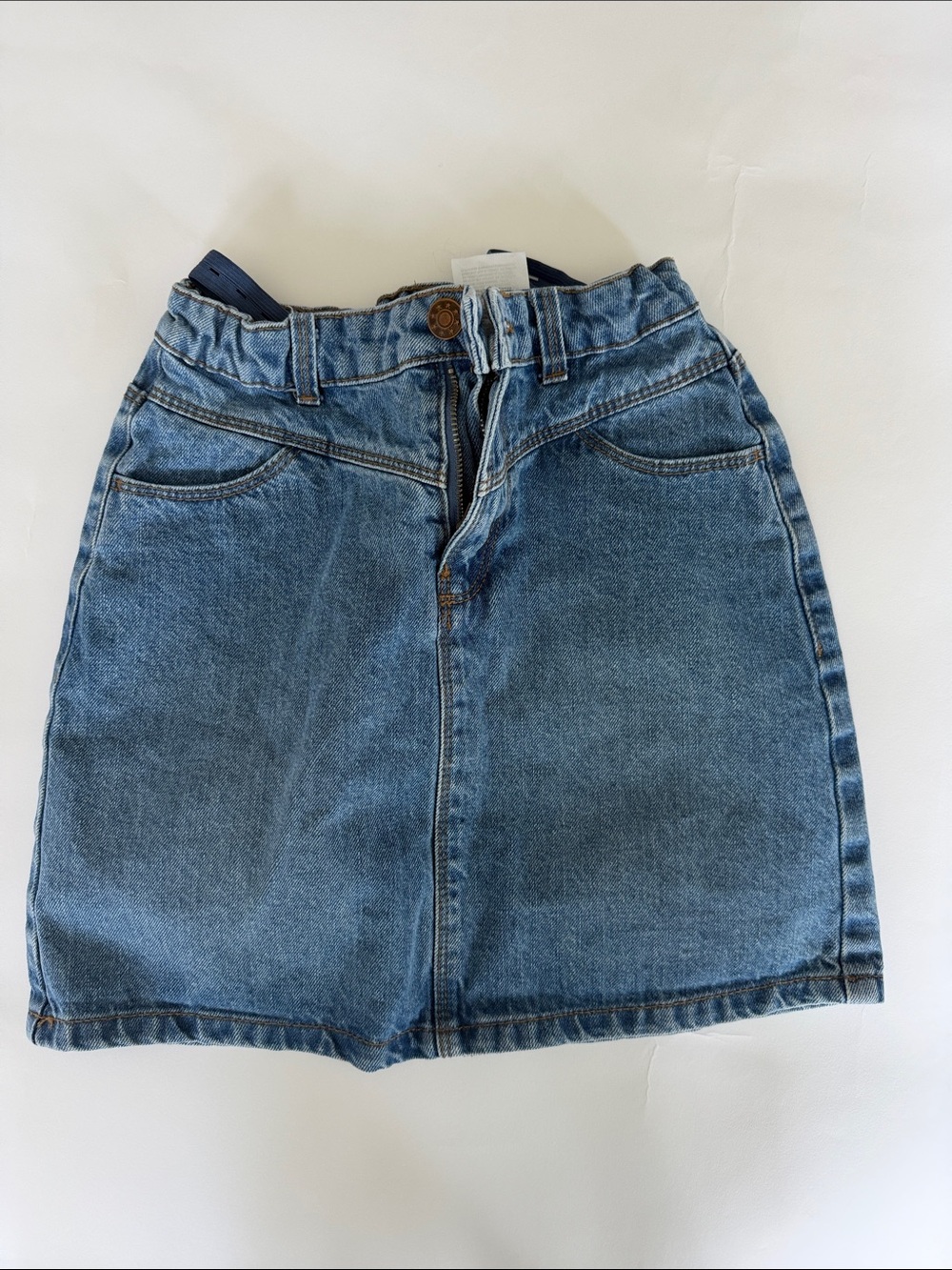 Classic Blue Denim Skirt - Casual kids Jean Skirt